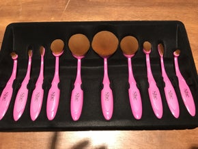 Professional make-up brush set in Pink!