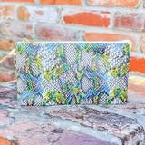 Liz Custom Classic Crossbody Bag - Snake Blue Multi